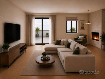 Appartamento di 135 m² con più di 5 locali e box a