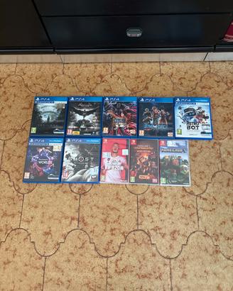 Giochi misti playstation e nintendo switch