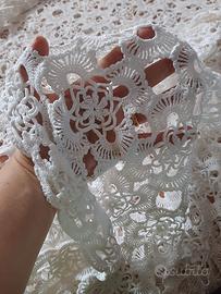 copriletto uncinetto fatto a mano