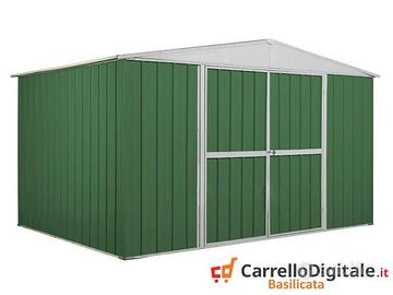 Box in lamiera di Acciaio 360x260cm 9mq verde