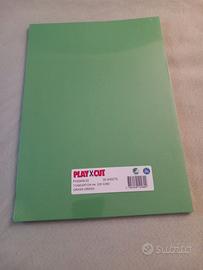 Cartoncini A4 color verde brillante (20 fogli)