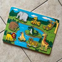 Gioco in legno per bambini, due tavole