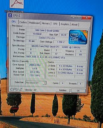 INTEL CPU Core 2 Quad Q8400+DISSIPATORE 