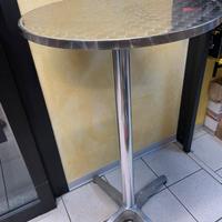 Tavolo bat in alluminio diam. 60cm H 110cm Vette