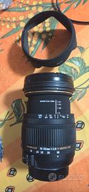 sigma 18 50 2.8  attacco nikon