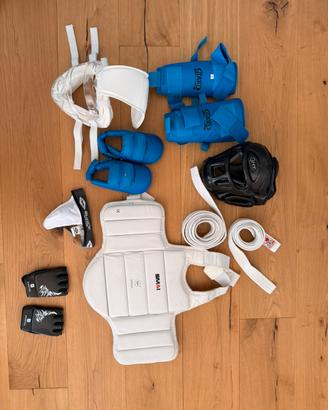 Protezioni combattimento bambino taglia s e xs