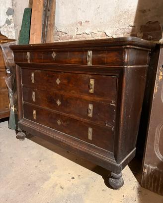 Como’ 4 cassetti in legno - in stile