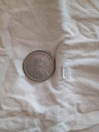 moneta in argento 5 franchi svizzeri 1968