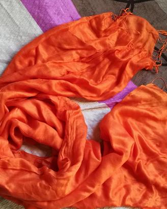 Sciarpa in stile PashMina color Arancio