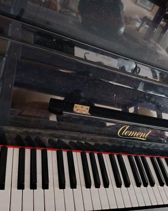 pianoforte verticale nero Clement 