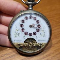 orologio da taschino vintage Hebdomas 8 jours