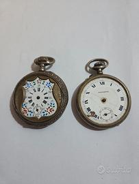 Lotto Orologi da Tasca Uno In Argento Per Ricambi