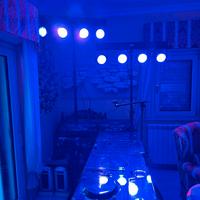 BARRA 4 PROIETTORI WASH TRI LED RGB CON STATIVO