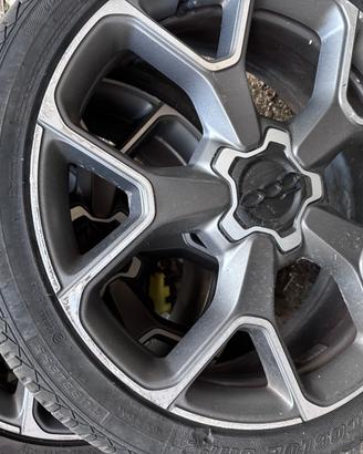4 cerchi lega 19’ 500X modello sport + gomme nuove