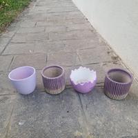 stock 4 vasetti lilla