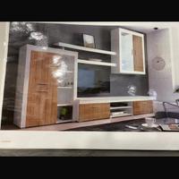 Parete attrezzata per salotto