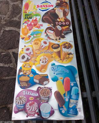Insegna vintage cm.40 x 94