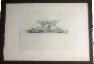 stampa Venezia Gian Sorini 1989 23x32