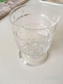 Bicchieri cristallo servizio da 12, anni 60/70