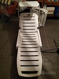 Sdraio lettino piscina GrandSoleil resina