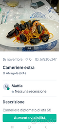 Cameriere extra