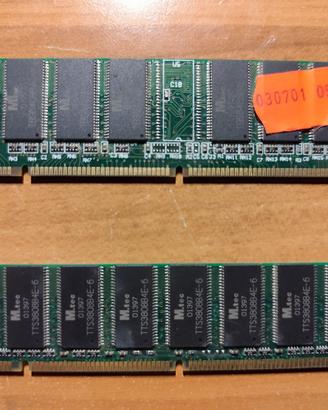 Set RAM Vintage SDRAM PC133 M.tec/MSM 384+64MB Tot