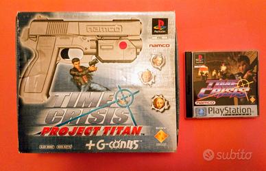 Time Crisis Project Titan + G-Con45 per PS1 boxata