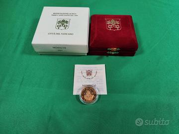 Moneta d'oro Vaticano Giubileo Karol Józef Wojtyła