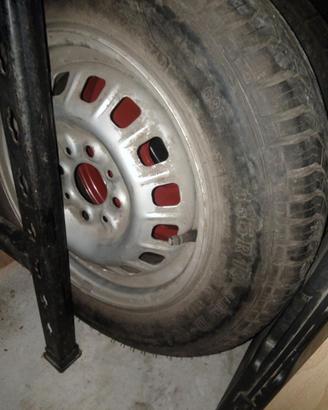 Ruote vecchia Fiat Panda