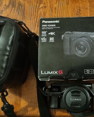 Panasonic Lumix GX80 +  obiettivo fisso 25mm