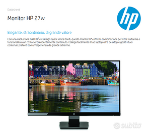 monitor HP 27w