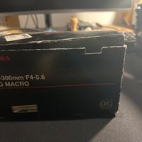 Obiettivo Sigma 70-300mm