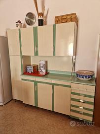 Modernariato credenza tavolo sedie vintage anni60