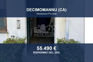 Immobile in asta di 70 m² con box auto a Decimoman