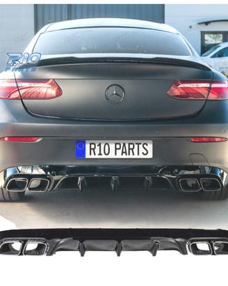 DIFFUSORE MERCEDES CLASSE E C238 16- AMG NERO LUCI