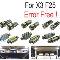 KIT 23 LAMPADE LED INTERNE BMW X3 F25 11-17