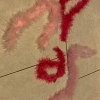 4 sciarpe (2 rosa e 2 fuxia) bambole bratz/barbie