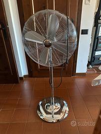 VENTILATORE A PIANTANA METALLO CROMATO