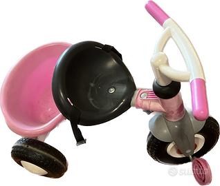 Triciclo Bambina con manico estensibile