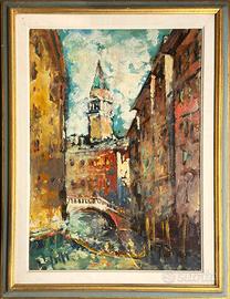 Emanuele Cappello pittore quadro olio su tela Vene