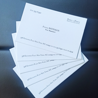 Businness Card di Patrick Bateman American Psycho