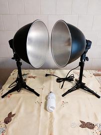 🟥⭐PREZZO😱SPEDIZIONE FLASH😱SET⭐LUCI FOTOGRAFICHE