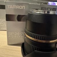 Tamron sp 24 70 vc usd f 2.8 attacco canin