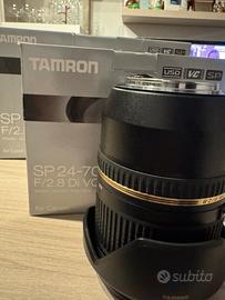 Tamron sp 24 70 vc usd f 2.8 attacco canin