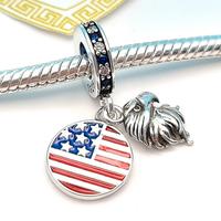 Charm argento 925 America New York Viaggio Usa