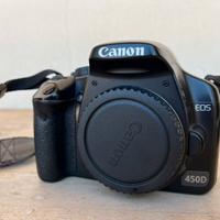 Fotocamera digitale Reflex CANON 450d (solo corpo)