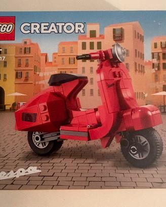 LEGO Creator 40517 Vespa rossa – scooter vintage
