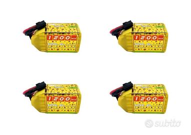 4x NUOVA Batteria LiPo CNHL Pizza V2.0 6S 1200mAh