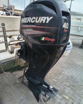 Mercury PRO 40/70 e gommone SACS 5 metri