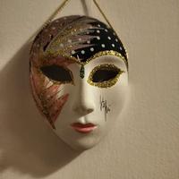 Maschere carnevale veneziano piccole in ceramica